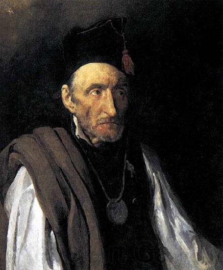 Theodore   Gericault Man with Delusions of Military Command France oil painting art